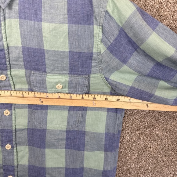 Faherty Long Sleeve Button Down Shirt Men's‎ Small Check Double Layer - Picture 5 of 8